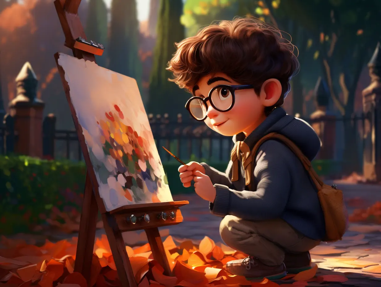 O kouzelném malíři